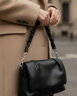 Black Formal Shoulder Bag For Ladies