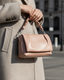 Pink Formal Shoulder Bag For Ladies