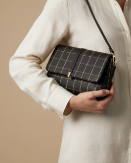Black Formal Shoulder Bag For Ladies