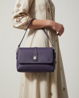 Navy Formal Shoulder Bag For Ladies