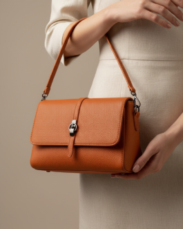 Mustard Formal Shoulder Bag For Ladies