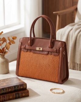 Brown Formal Hand Bag For Ladies