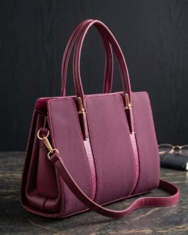 Maroon Formal Hand Bag For Ladies