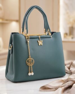 Seagreen Formal Hand Bag For Ladies