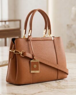 Mustard Formal Hand Bag For Ladies