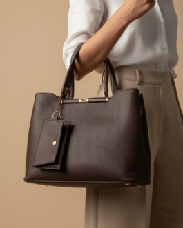 Brown Formal Hand Bag For Women