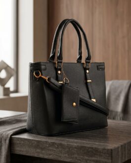Black Formal Shoulder Bag For Women
