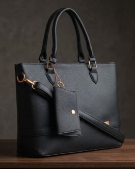 Black Formal Shoulder Bag For Women