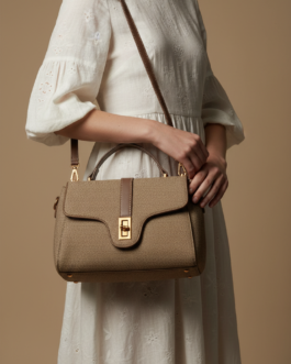 Green Formal Hand Bag For Ladies