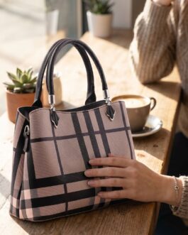 Fawn Formal Hand Bag For Ladies