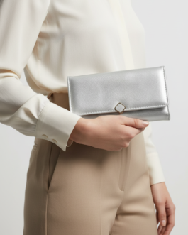 Silver Casual Wallet