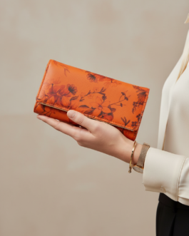 Brown Casual Wallet For Women