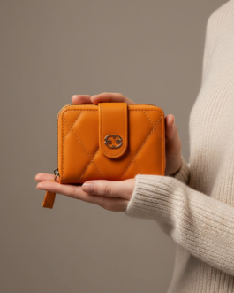 Yellow Casual Wallet For Women