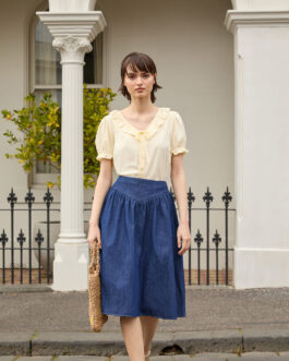 Nellie Yoke Denim Skirt
