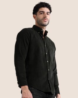 Cruise Corduroy Shirt In Pine Green