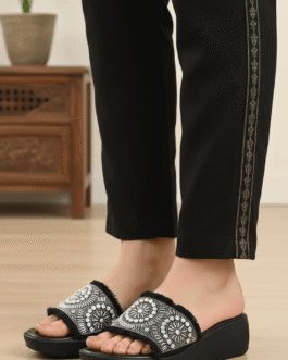 Black Formal Slipper For Ladies