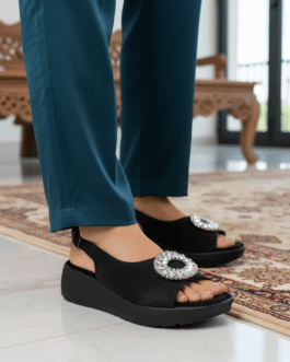 Black Formal Sandal For Ladies