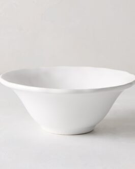 Pebble White Ceramic Soup Bowl