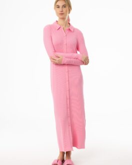 Pink Cardi Maxi Dress
