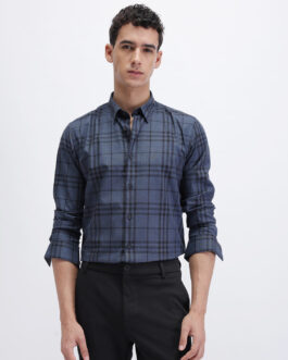 Slim Fit Checkered Shirt