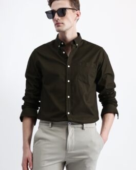 Full Sleeves Solid Shirt