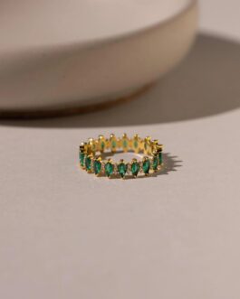 Marquise Infinity Birthstone Ring