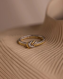 Mixed Metal Knot Ring