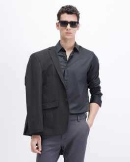 Slim Fit Plain Shirt