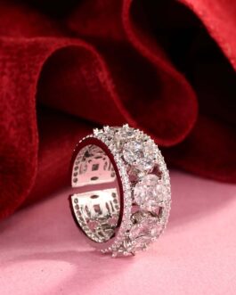 Women Silver Adjustable Ring