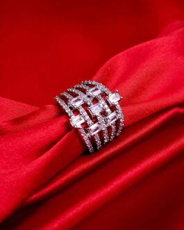 Women Silver Adjustable Ring