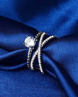 Women Silver Adjustable Ring