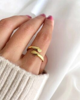 Women Golden Adjustable Ring