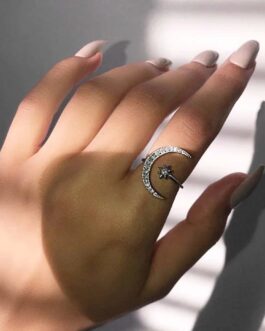 Women Silver Adjustable Ring
