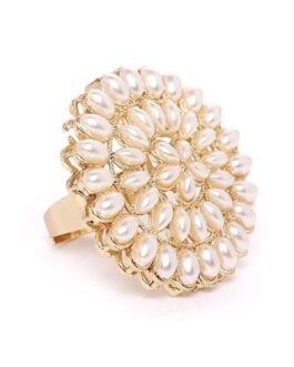 Women Golden Adjustable Ring
