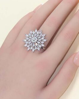 Women Silver Adjustable Ring