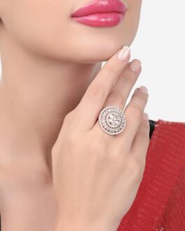 Women Silver Adjustable Ring