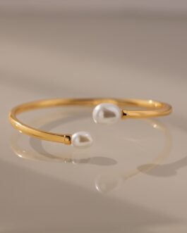 Serenity Pearl Cuff Bracelet