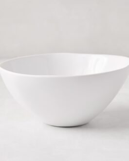 Sandia White Melamine Cereal Bowl