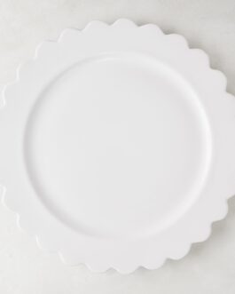 Scalloped Dinner Plate