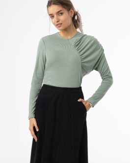 Seafoam Side Ruched Top