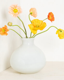 White Bucca Vase