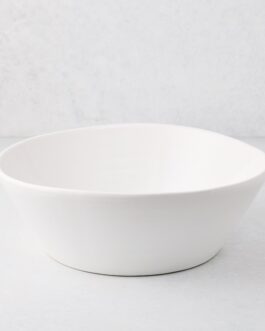 Large Spiral Ceramic Serve Bowl