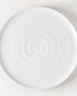 Spiral Ceramic Dinner Plate