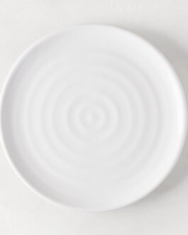Spiral Ceramic Salad Plate