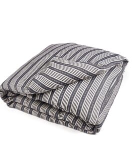 Tack Stripe Linen Duvet Cover