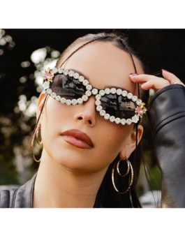 Gia Rhinestone Sunglasses