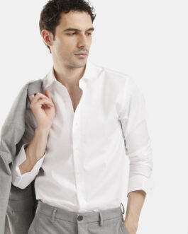 Plain Dobby Jacquard Shirt