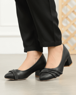 Black Court Shoes For Ladies