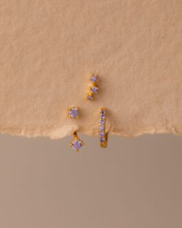 Birthstone Earring Trio Set