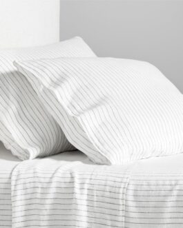 Little Wish Shirting Stripe Linen Sheet Set
